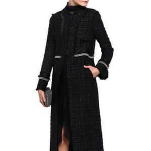 ISO alexander wang tweed deconstructed coat jacket